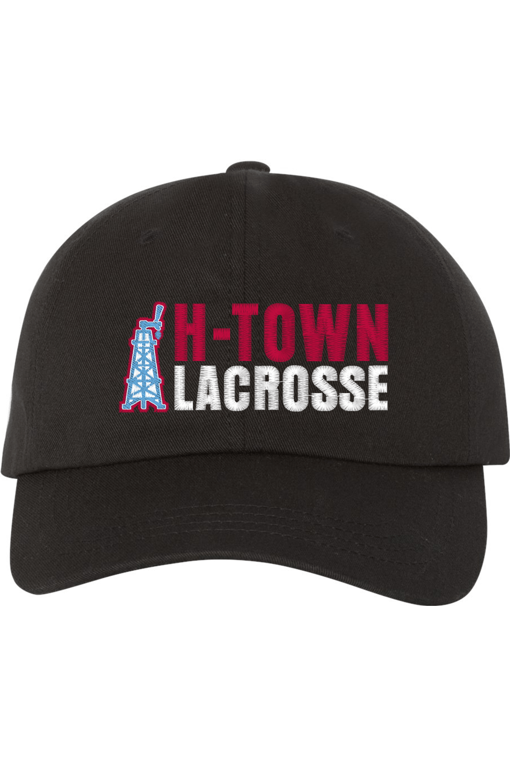 H-Town Lacrosse Embroidered Dad Hat Signature Lacrosse