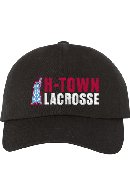 H-Town Lacrosse Embroidered Dad Hat Signature Lacrosse