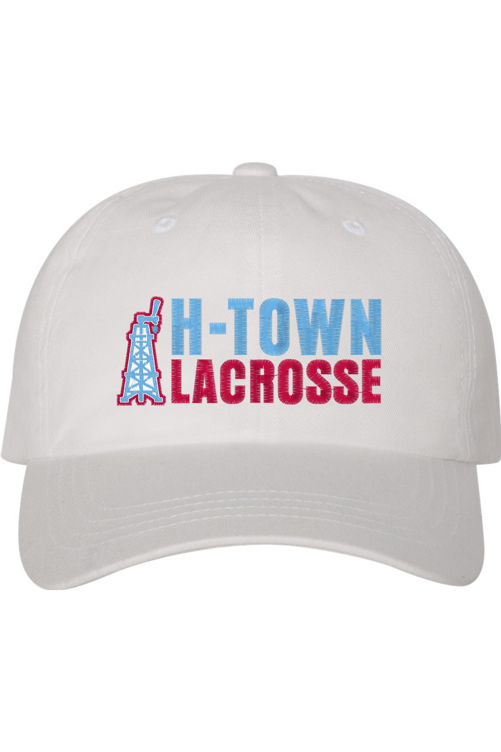 H-Town Lacrosse Embroidered Dad Hat Signature Lacrosse