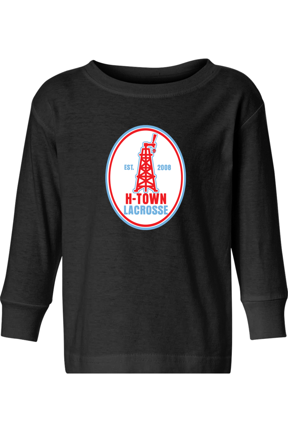 H-Town Lacrosse Toddler Long Sleeve T-Shirt Signature Lacrosse