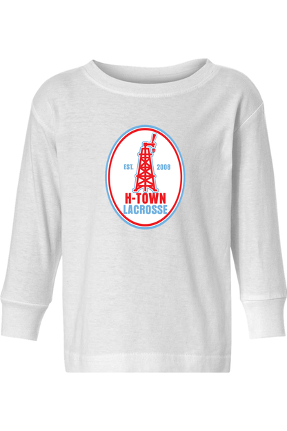 H-Town Lacrosse Toddler Long Sleeve T-Shirt Signature Lacrosse