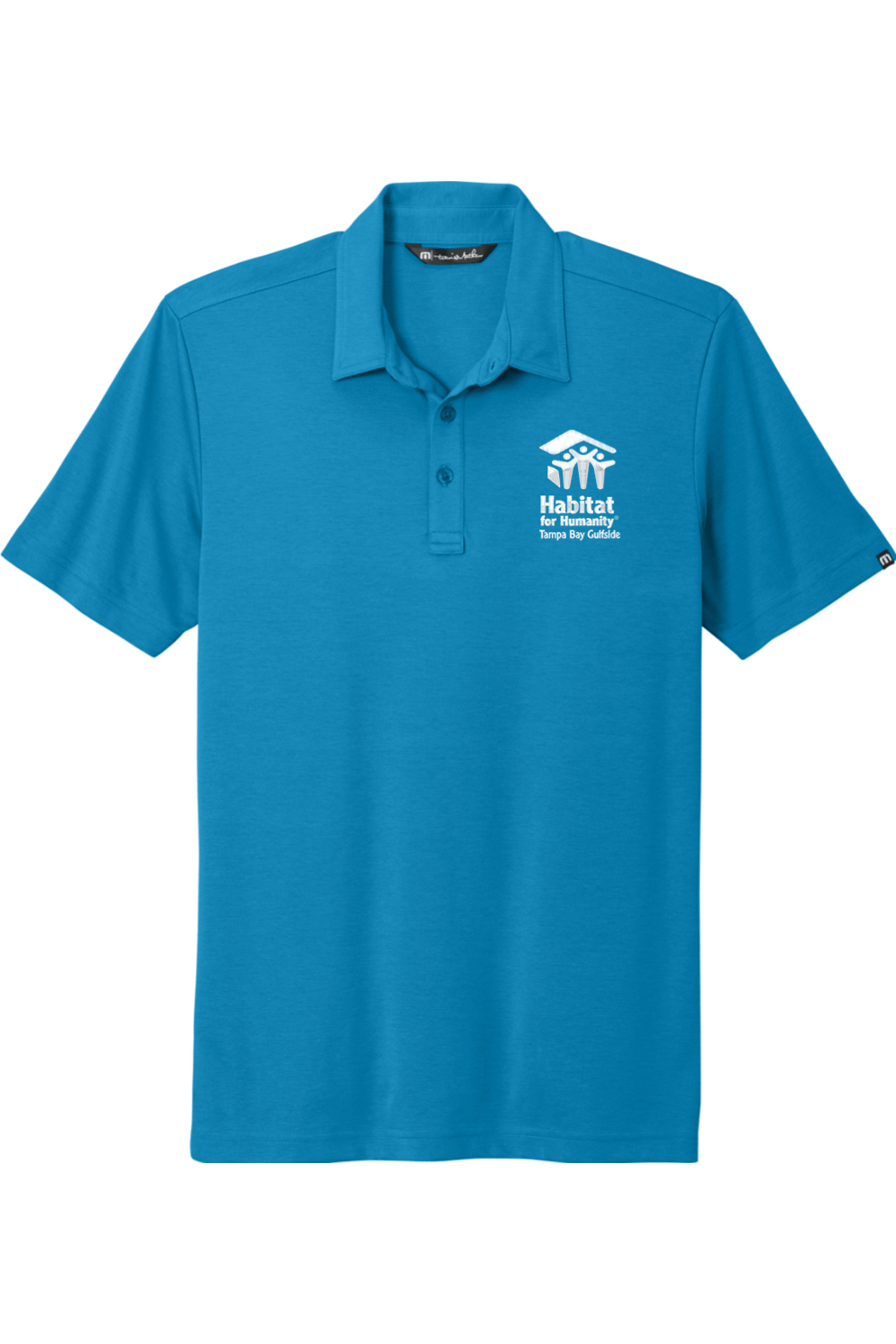 Habitat for Humanity Men's Embroidered Travis Mathew Oceanside Solid Polo Signature Lacrosse