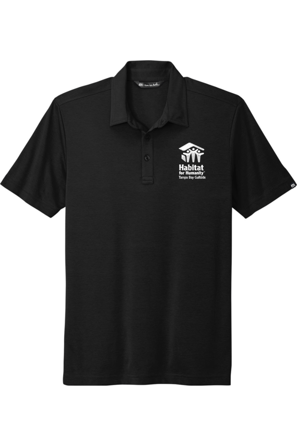 Habitat for Humanity Men's Embroidered Travis Mathew Oceanside Solid Polo Signature Lacrosse