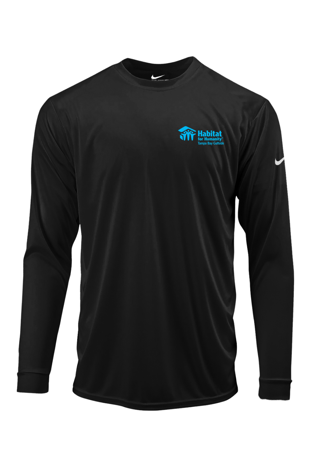 Habitat for Humanity Nike Core Cotton Long Sleeve Tee Signature Lacrosse