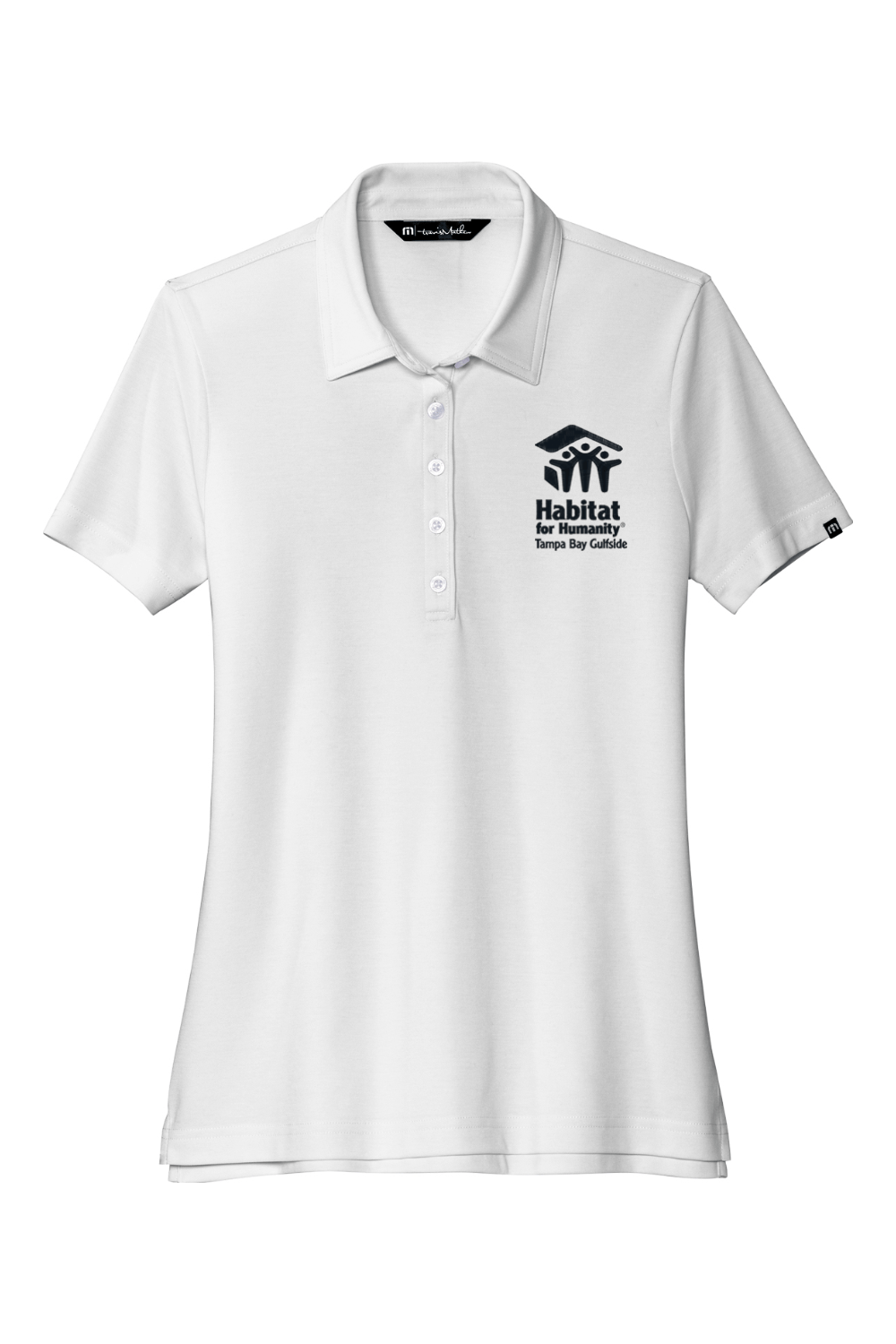 Habitat for Humanity Women's Embroidered Travis Mathew Ladies Oceanside Solid Polo Signature Lacrosse