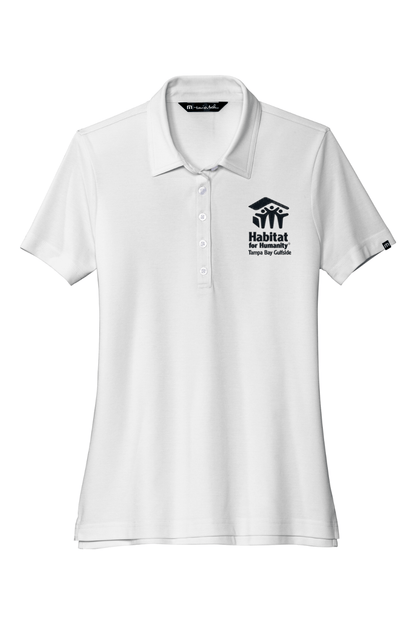 Habitat for Humanity Women's Embroidered Travis Mathew Ladies Oceanside Solid Polo Signature Lacrosse