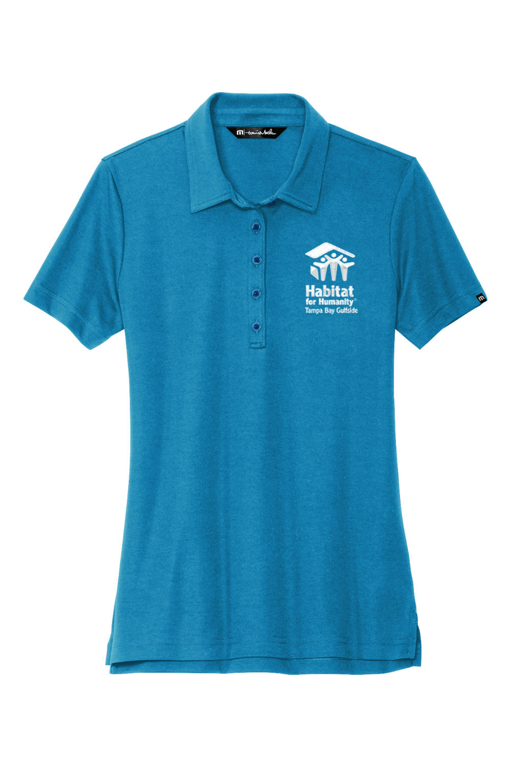 Habitat for Humanity Women's Embroidered Travis Mathew Ladies Oceanside Solid Polo Signature Lacrosse