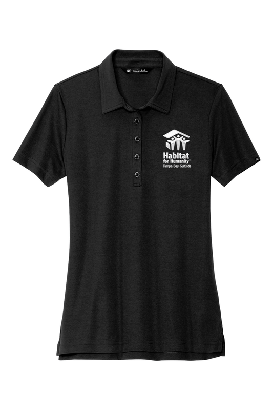 Habitat for Humanity Women's Embroidered Travis Mathew Ladies Oceanside Solid Polo Signature Lacrosse