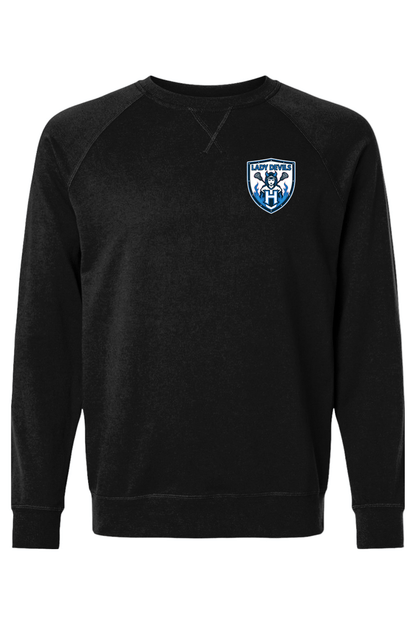 Hammonton Lacrosse Adult Heavyweight Raglan Long Sleeve Signature Lacrosse