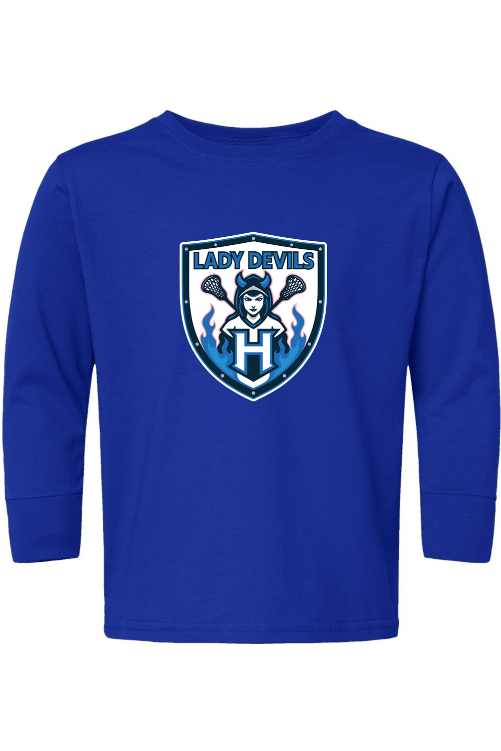 Hammonton Lacrosse Toddler Long Sleeve T-Shirt Signature Lacrosse