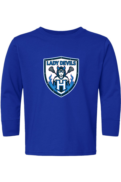 Hammonton Lacrosse Toddler Long Sleeve T-Shirt Signature Lacrosse