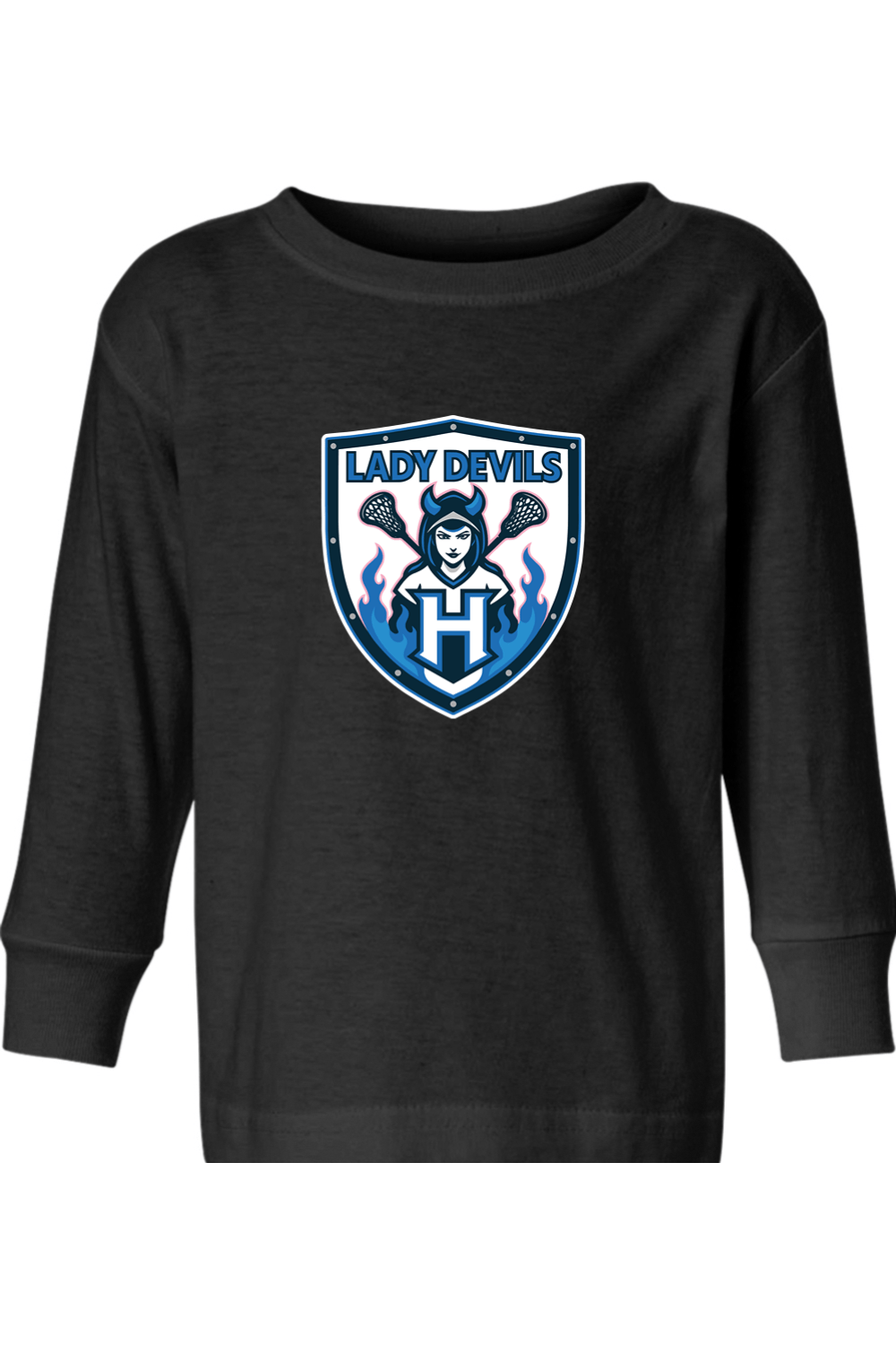 Hammonton Lacrosse Toddler Long Sleeve T-Shirt Signature Lacrosse
