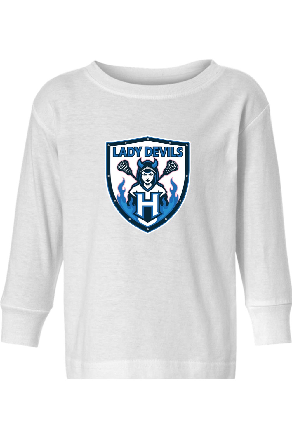 Hammonton Lacrosse Toddler Long Sleeve T-Shirt Signature Lacrosse