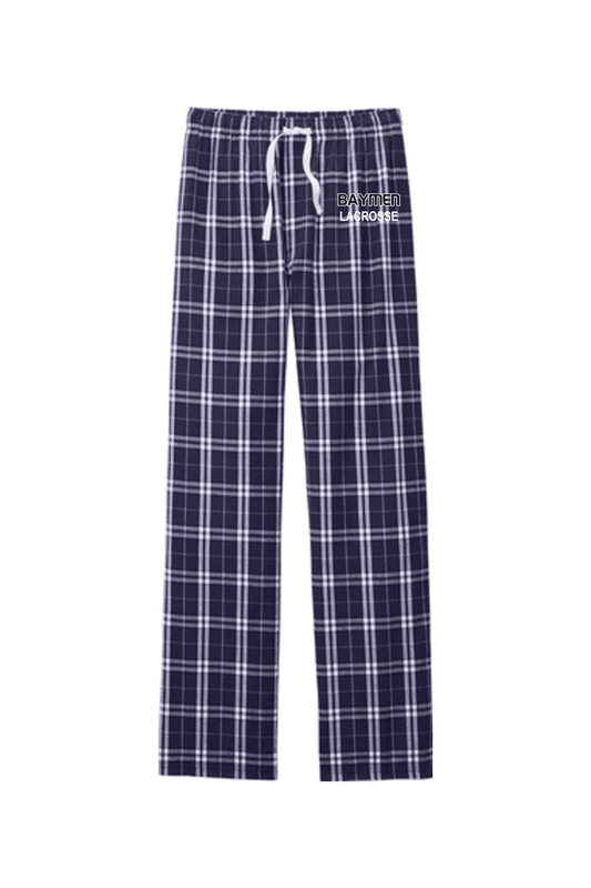 Hampton Bays Lacrosse Adult Men's Flannel Plaid Pants Signature Lacrosse