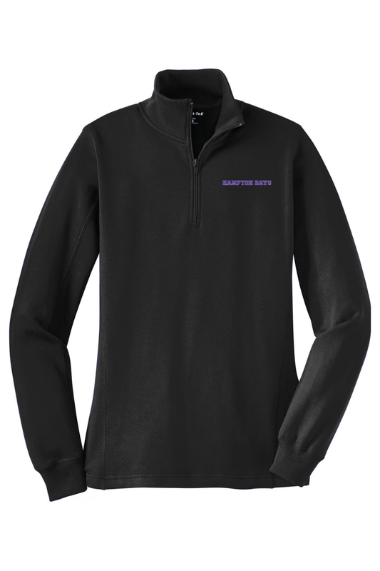 Hampton Bays Lacrosse Adult Women's Embroidered Quarter-Zip Pullover Signature Lacrosse