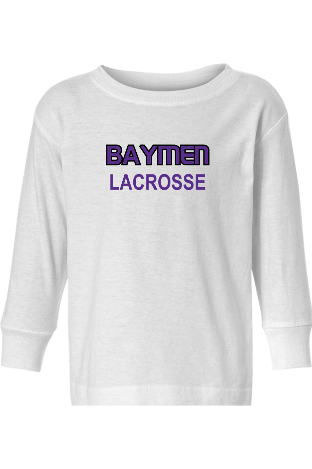 Hampton Bays Lacrosse Toddler Long Sleeve T-Shirt Signature Lacrosse
