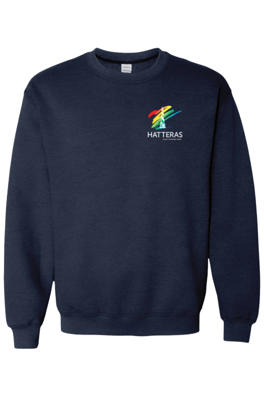 Hatteras 18000 Gildan Heavy Blend Crewneck Sweatshirt Signature Lacrosse