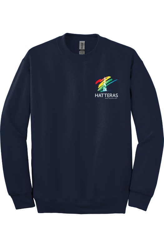 Hatteras DryBlend Crewneck Sweatshirt - Bulk Signature Lacrosse