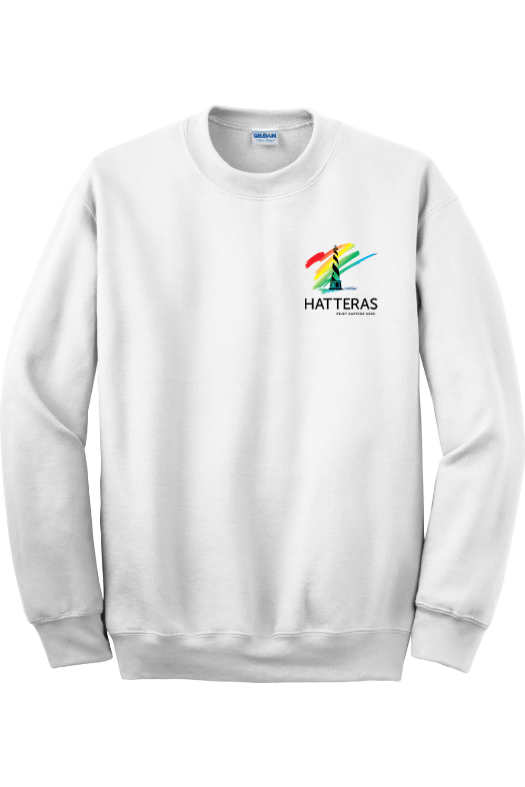 Hatteras - G120 Gildan DryBlend Crewneck Sweatshirt Signature Lacrosse