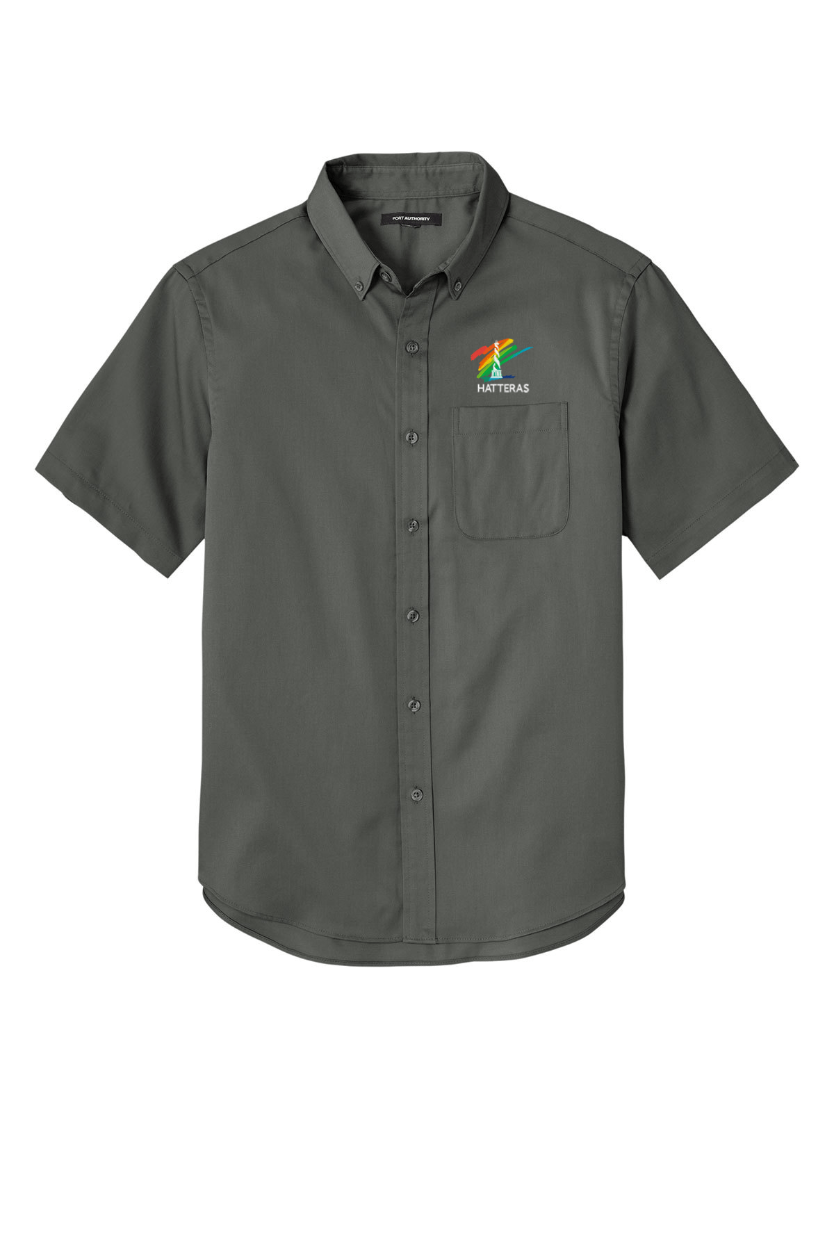 Hatteras Short Sleeve SuperPro React Twill Shirt Signature Lacrosse