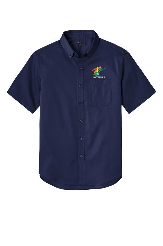 Hatteras Short Sleeve SuperPro React Twill Shirt - Bulk Signature Lacrosse