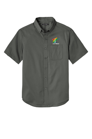 Hatteras Short Sleeve SuperPro React Twill Shirt - Bulk Signature Lacrosse