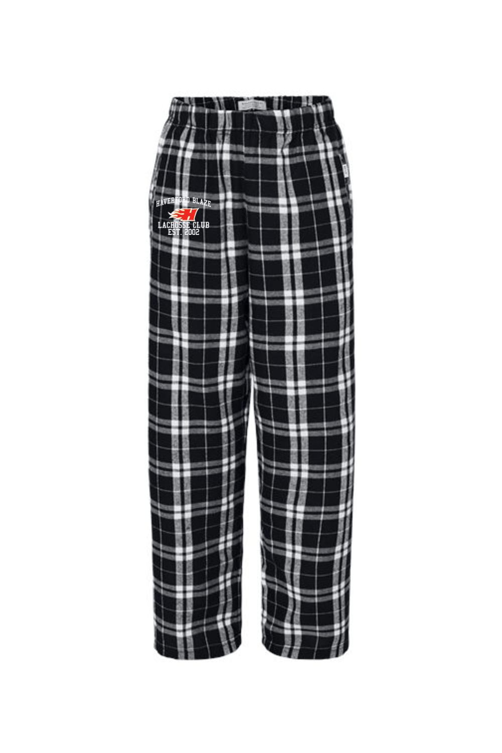 Haveford Blaze LC Youth Flannel Pants Signature Lacrosse
