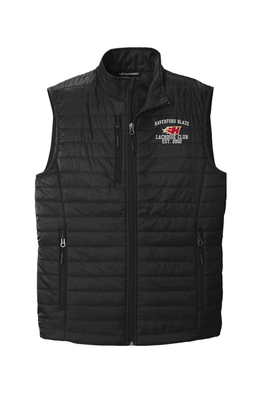 Haverford Blaze Lacrosse Port Authority Packable Puffy Vest Signature Lacrosse