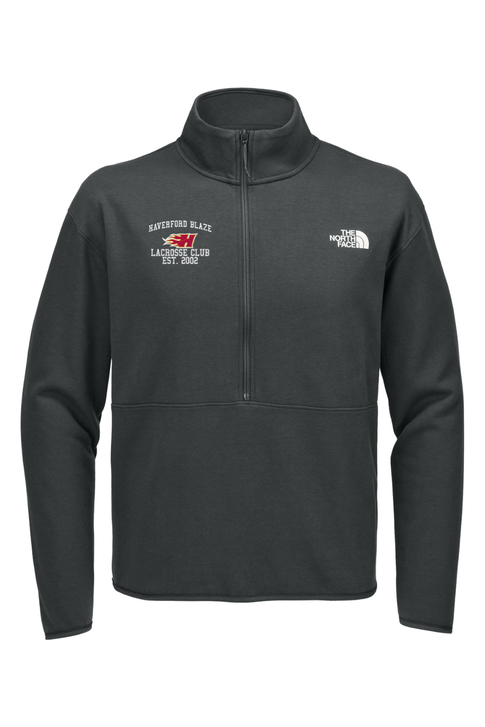 Haverford Blaze Lacrosse The North Face Double-Knit 1/2-Zip Fleece Signature Lacrosse