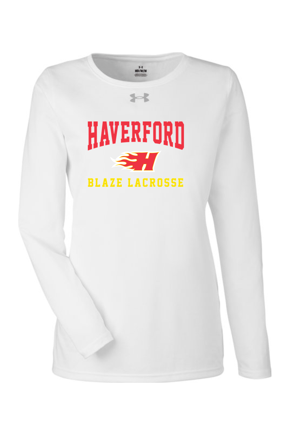 Haverford Blaze Lacrosse Under Armour Ladies' Team Tech Long-Sleeve T-Shirt Signature Lacrosse