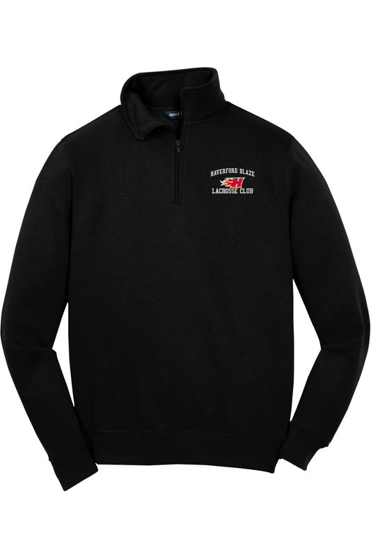 Haverford Blaze LC Adult Embroidered Quarter-Zip Pullover Signature Lacrosse