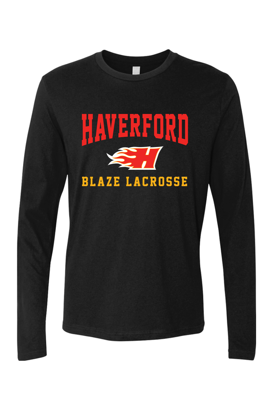 Haverford Blaze LC Adult Long Sleeve T-Shirt Signature Lacrosse