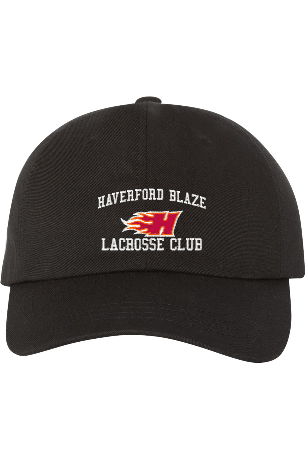 Haverford Blaze LC Embroidered Dad Hat Signature Lacrosse