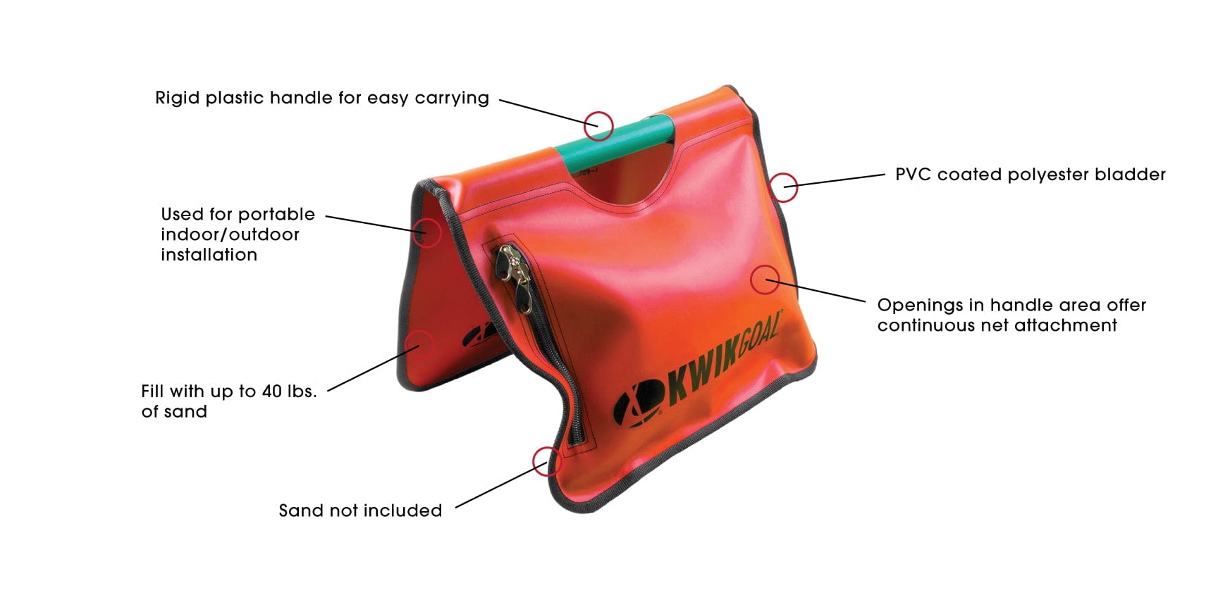 Heavy-Duty Goal Anchor Bag Signature Lacrosse