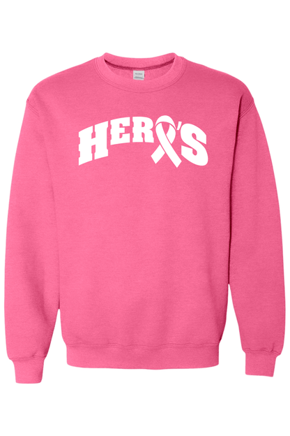 Hero's Girls YLC Adult Heavyweight Sweatshirt Signature Lacrosse