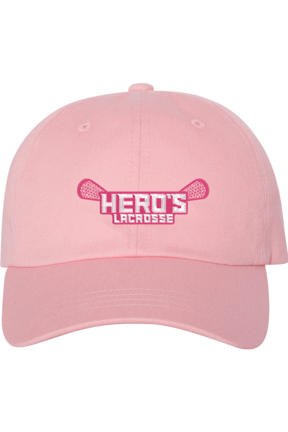 Hero's Girls YLC Embroidered Dad Hat Signature Lacrosse