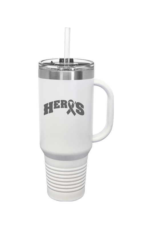 Hero's Girls YLC Insulated Travel Mug Signature Lacrosse