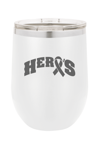 Hero's Girls YLC Insulated Wine Tumbler Signature Lacrosse