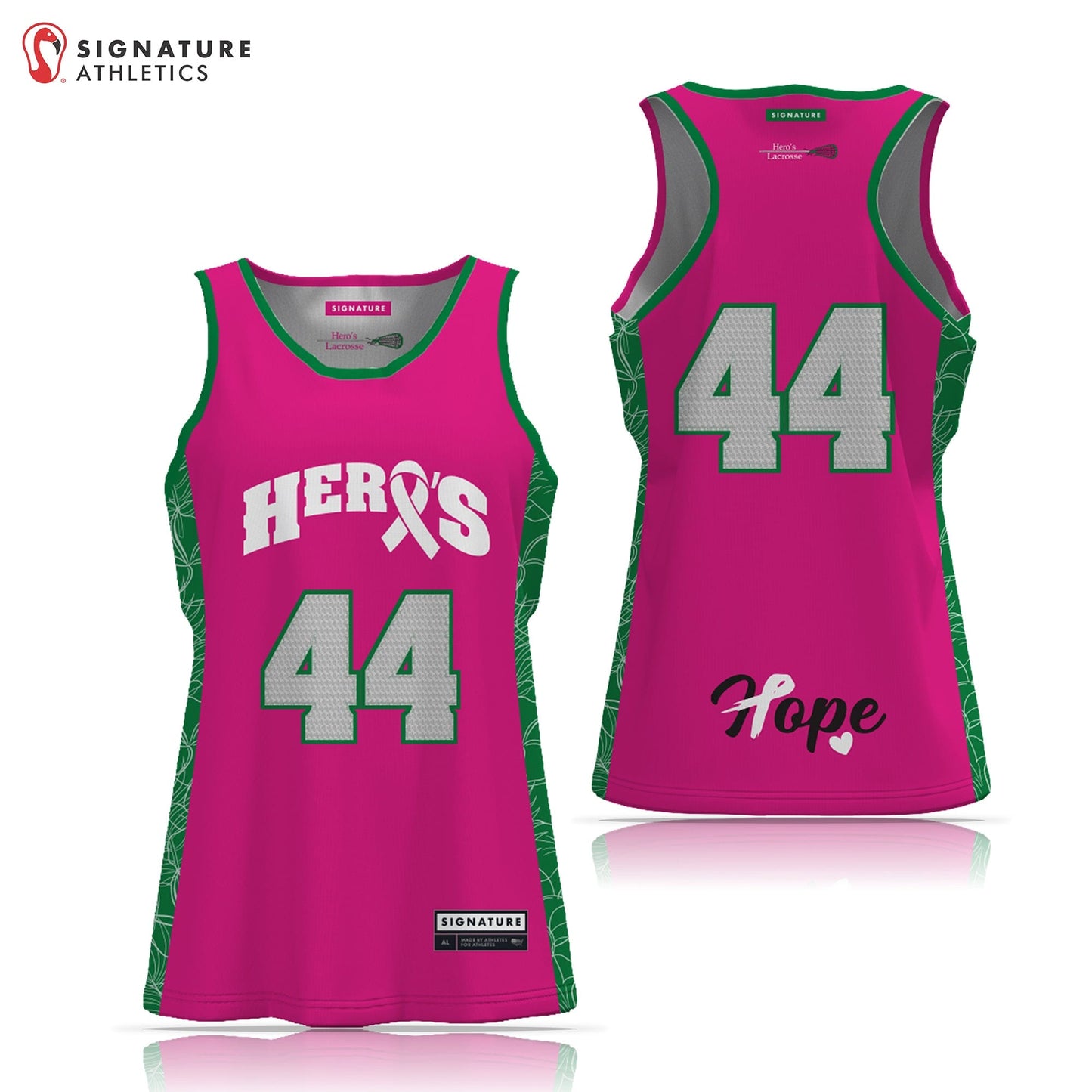 Hero's Lacrosse Women's 3 Piece Player Game Package Signature Lacrosse