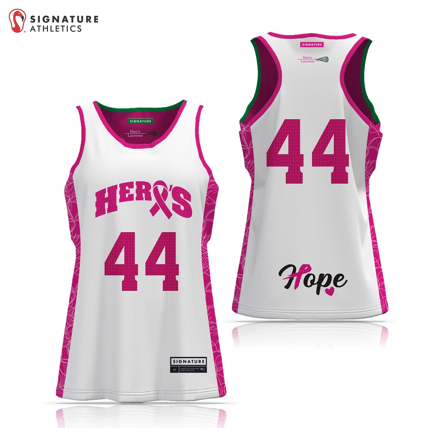 Hero's Lacrosse Women's Player Reversible Game Pinnie Signature Lacrosse
