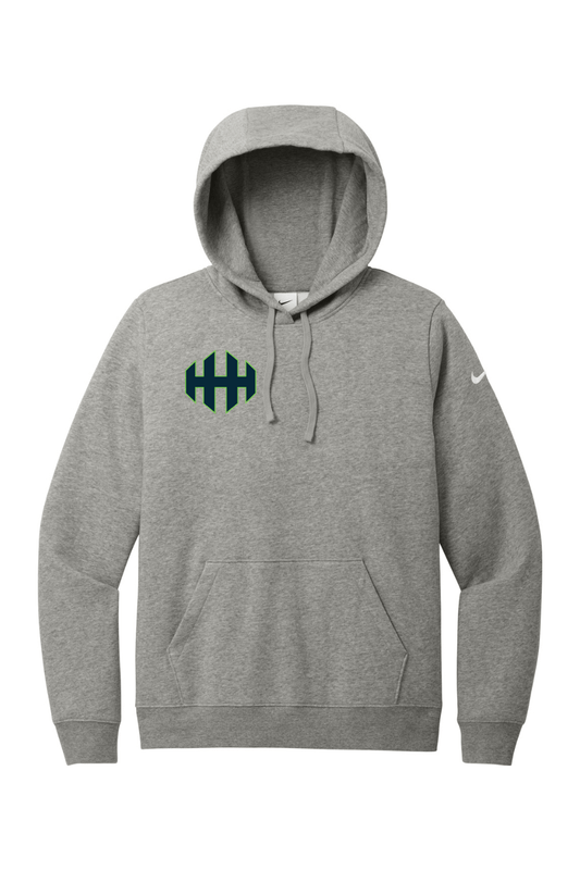 HHH Lax Nike Ladies Club Fleece Sleeve Swoosh Pullover Hoodie Signature Lacrosse