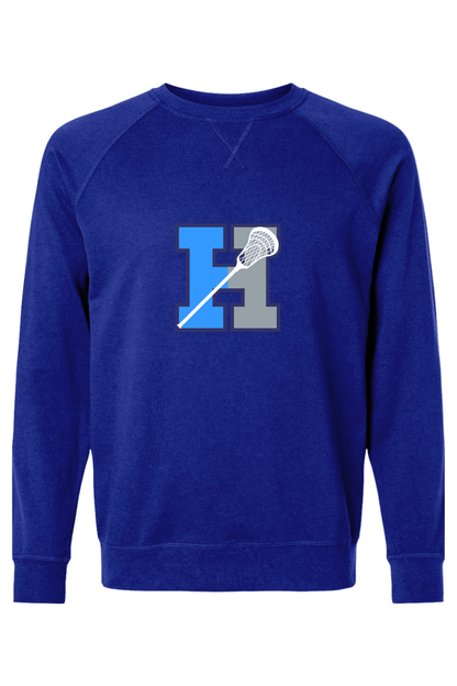 Hilliard Optimist Lacrosse Adult Heavyweight Raglan Long Sleeve Signature Lacrosse