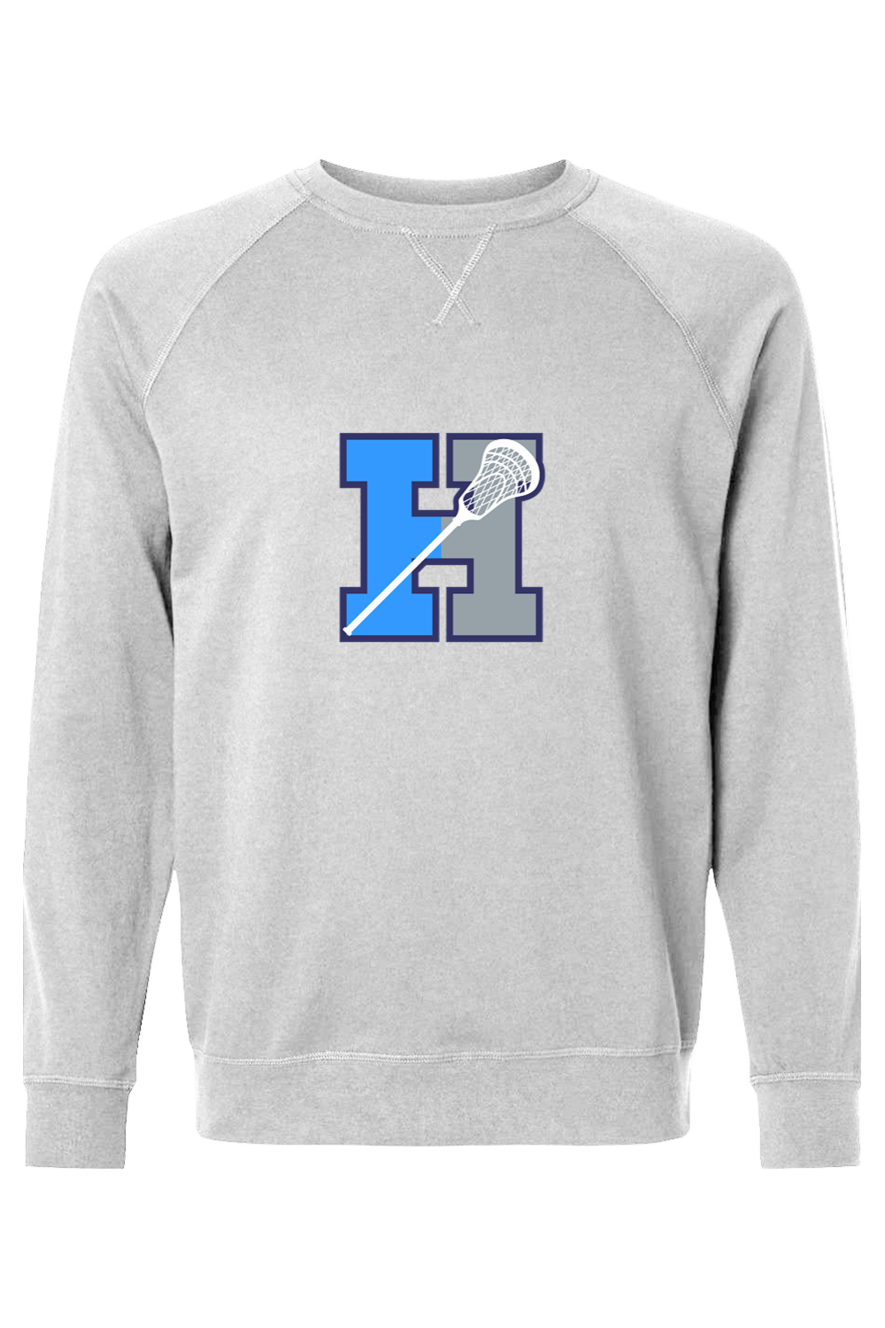 Hilliard Optimist Lacrosse Adult Heavyweight Raglan Long Sleeve Signature Lacrosse