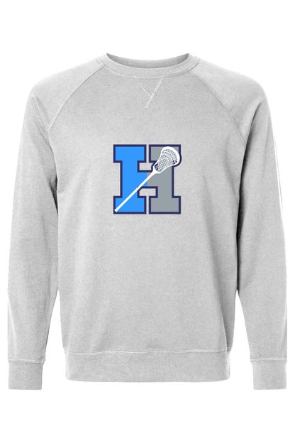 Hilliard Optimist Lacrosse Adult Heavyweight Raglan Long Sleeve Signature Lacrosse