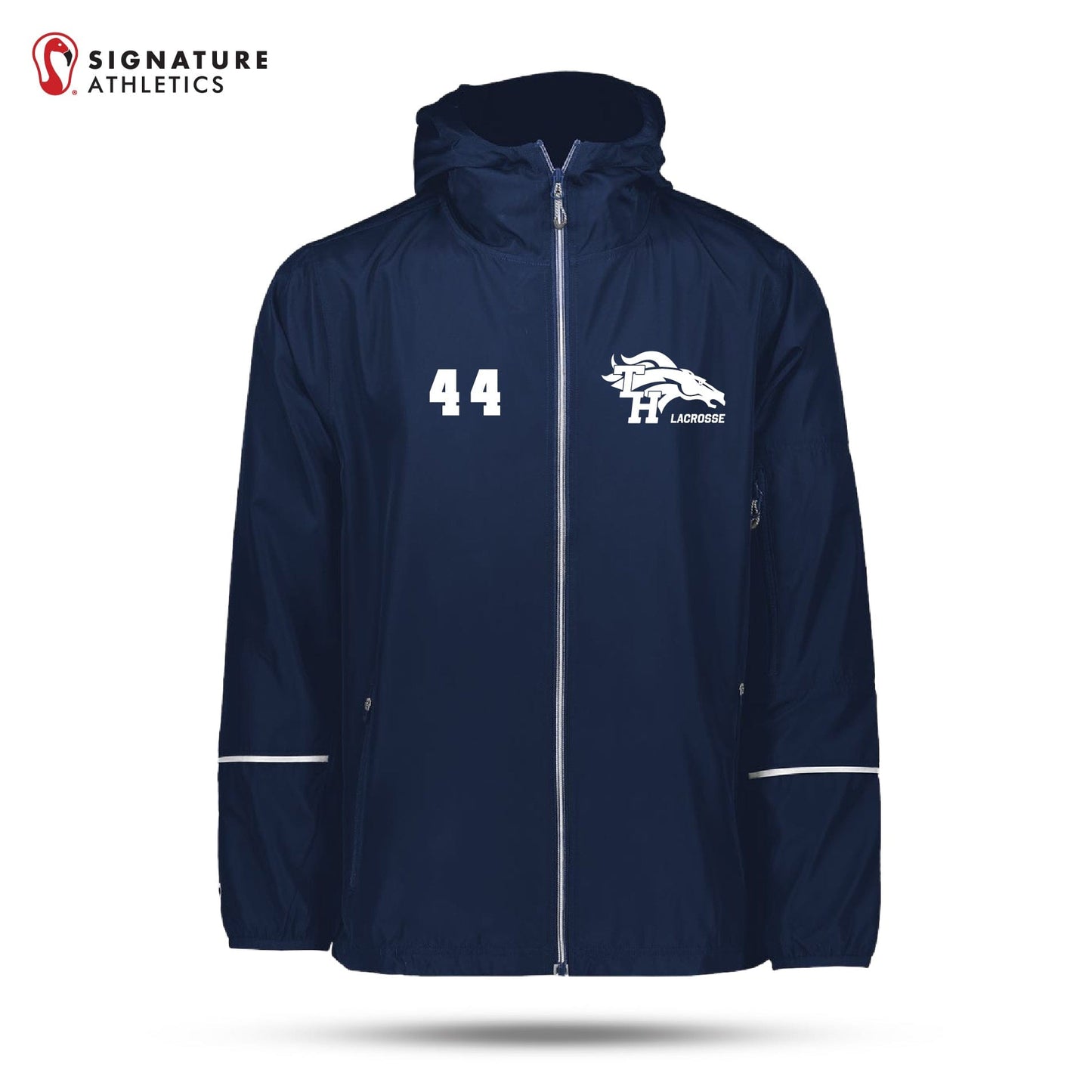 Holloway Men's Packable Hooded Jacket Signature Lacrosse