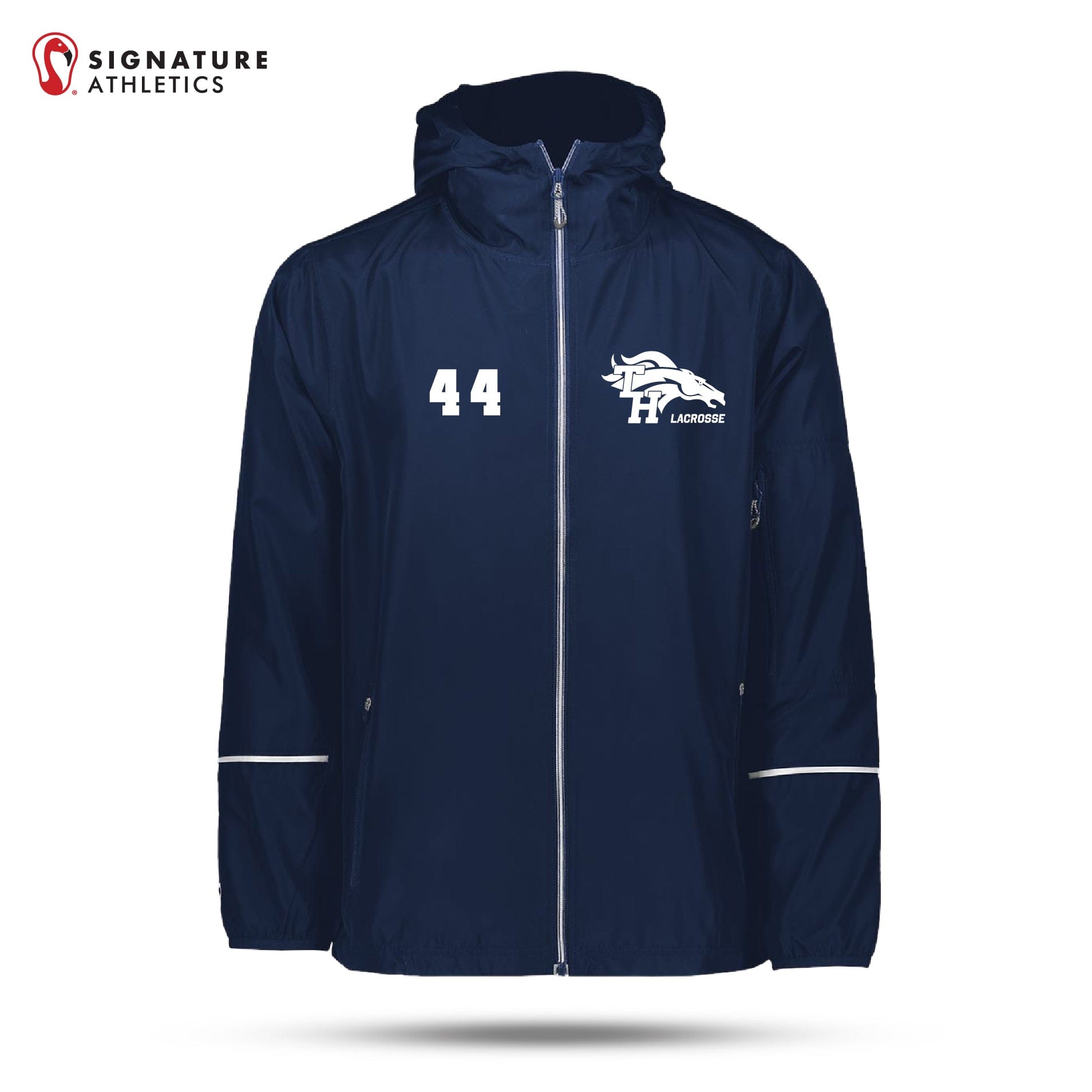 Holloway Men's Packable Hooded Jacket Signature Lacrosse