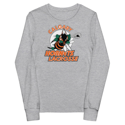 Hornets Lacrosse Youth Cotton Long Sleeve T-Shirt Signature Lacrosse