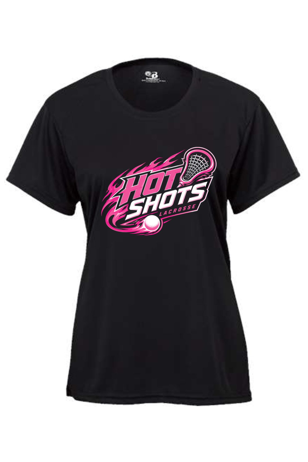 Hot Shots Lacrosse Youth Girl's Athletic T-Shirt Signature Lacrosse