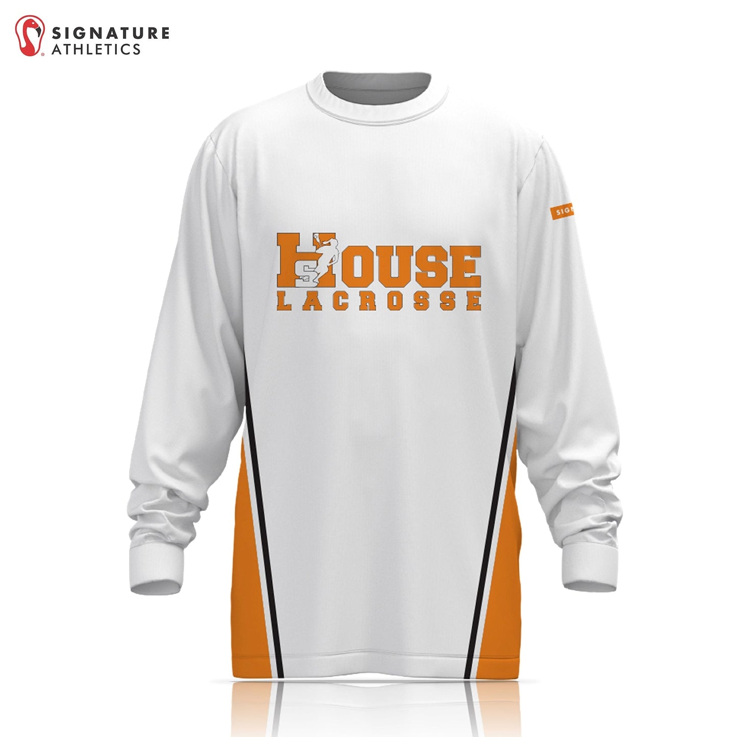 House of Sports Girls Long Sleeve Tech Tee: 2031 Signature Lacrosse