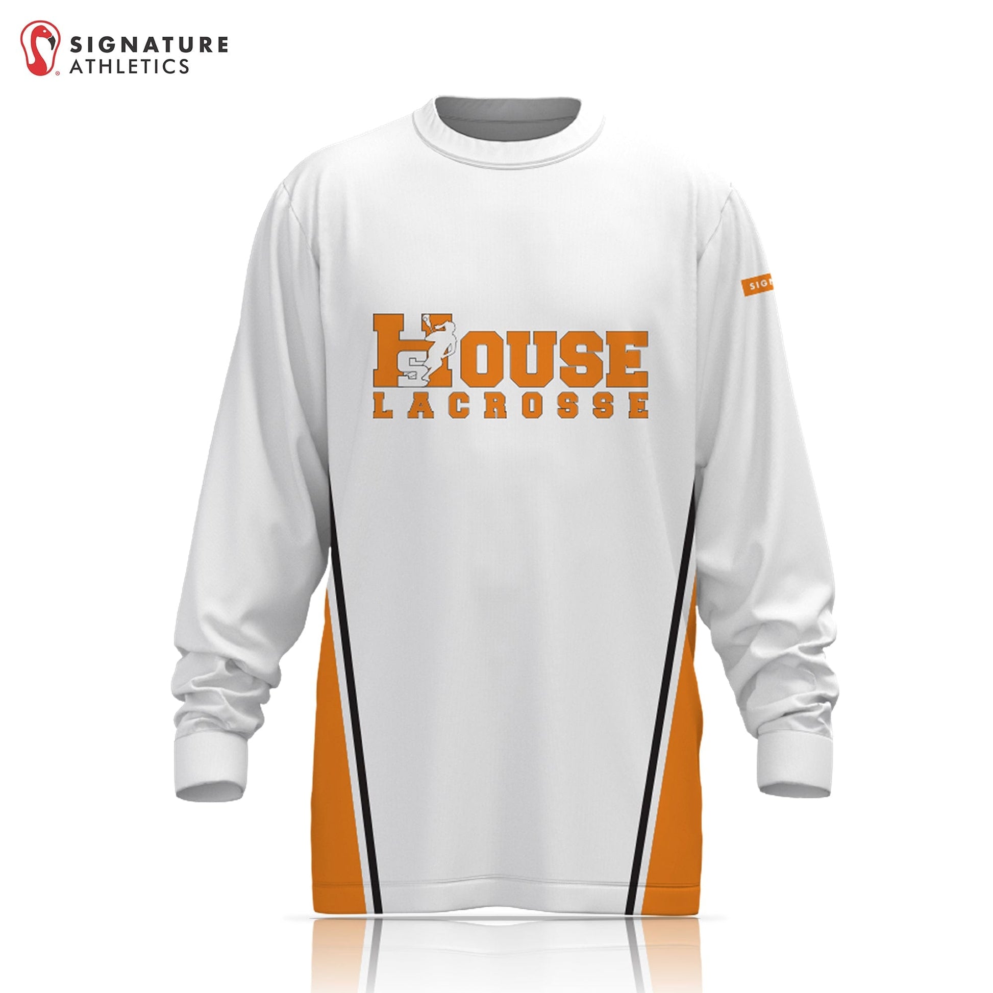 House of Sports Girls Long Sleeve Tech Tee: 2031 Signature Lacrosse